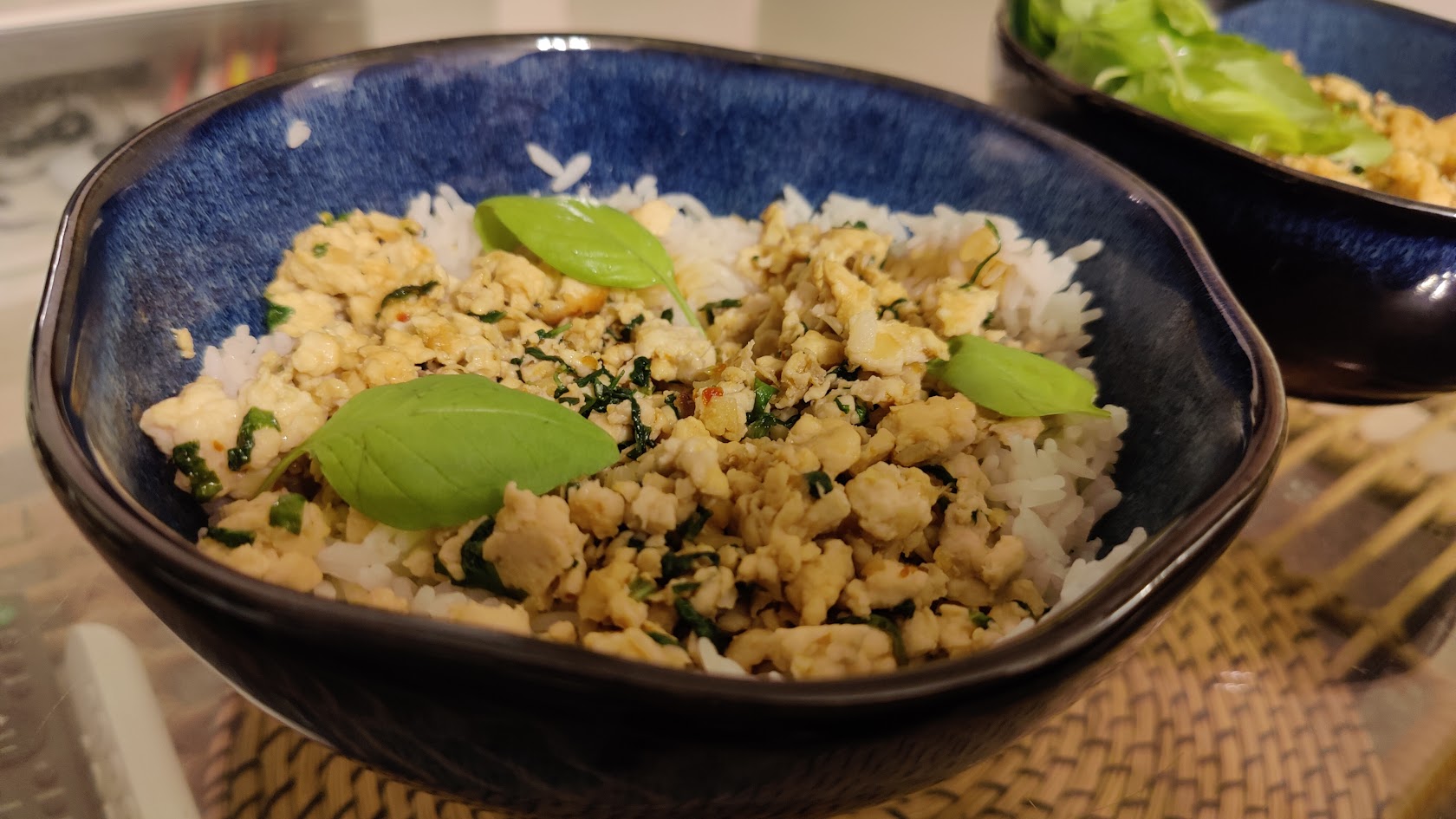 Poulet basilic thailandais