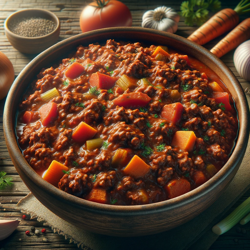 Sauce Bolognaise à la Viande « Impossible » (Végétariennes)